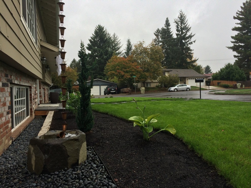 Family Friendly Modern Front Yard - Contemporary - Landscape - Portland