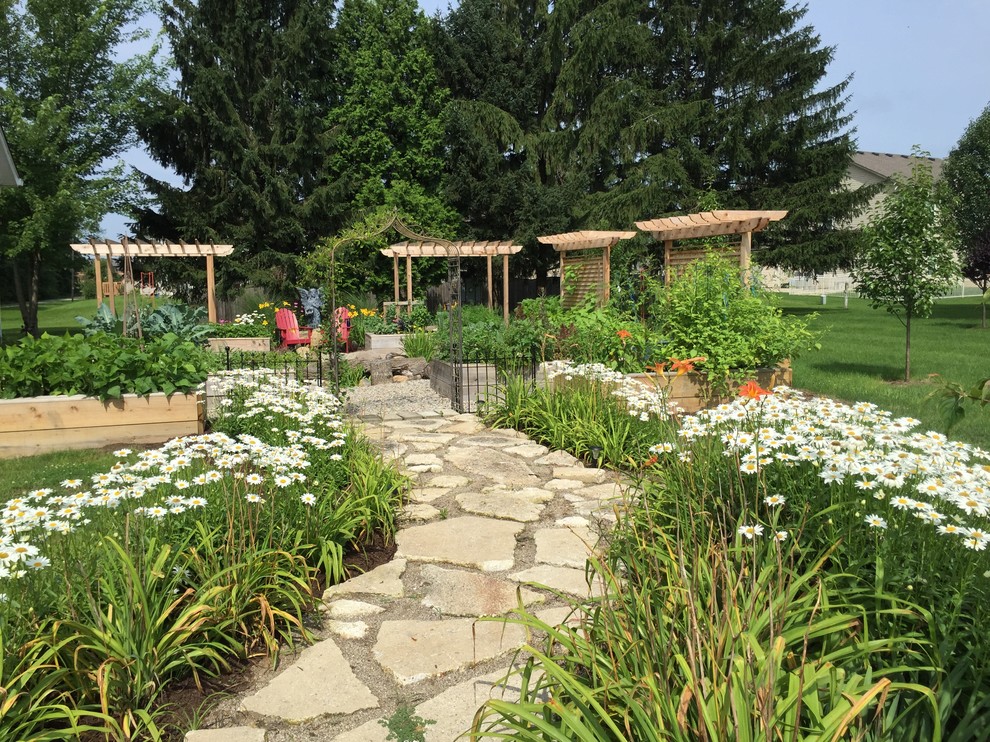 Farm Potager Garden Traditional Garden Indianapolis by ML Contracting Houzz UK