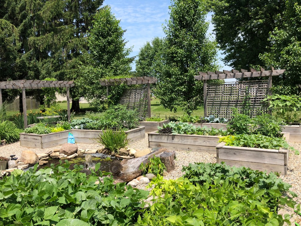 Farm Potager Garden Landscape Indianapolis by ML Contracting Houzz