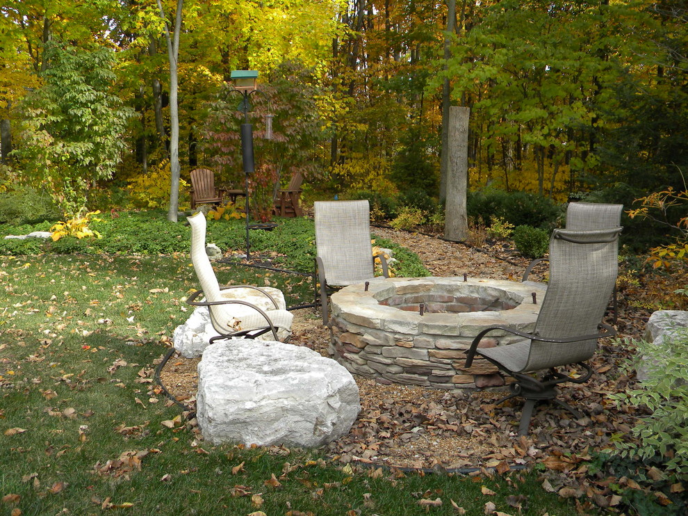 Réalisation d'un jardin chalet.