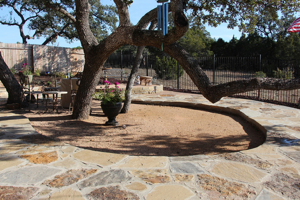 Flagstone Hardscape Projects Southwestern Landscape Austin by