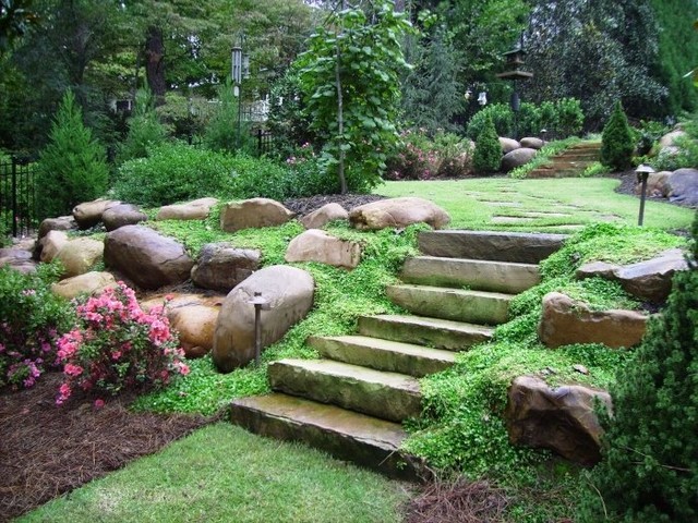 Flagstone Slab Steps Boulders And, Ground Cover Solutions Atlanta