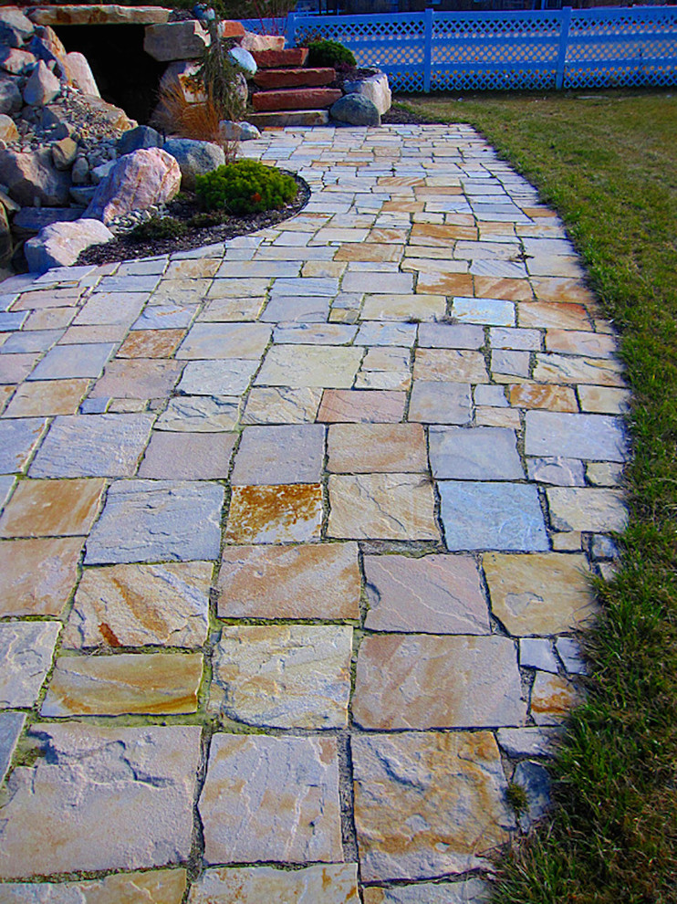 Flagstone Walkways & Patios Garten Salt Lake City von Rockscapes