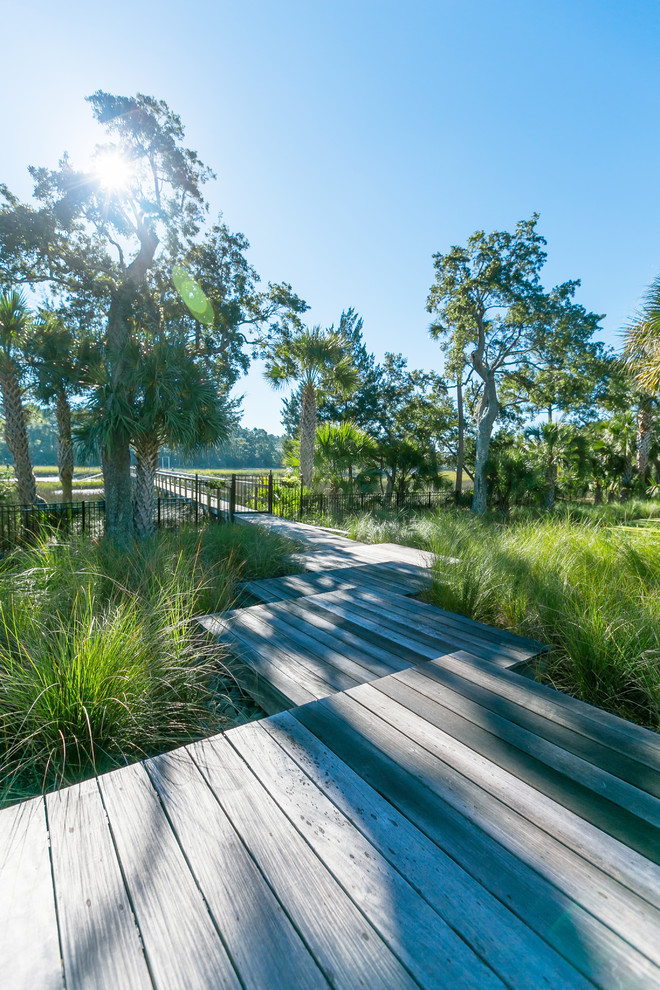 floating walkway to dock Contemporary Landscape Charleston by