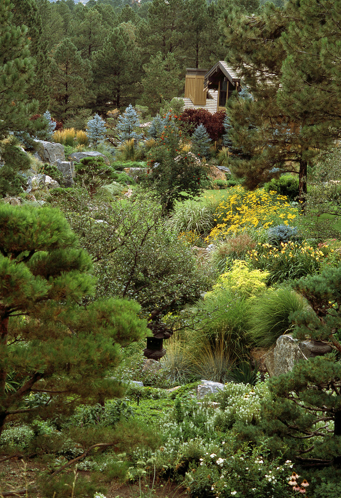 Foto på en orientalisk trädgård
