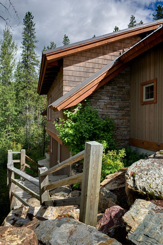 This is an example of a rustic garden in Calgary.