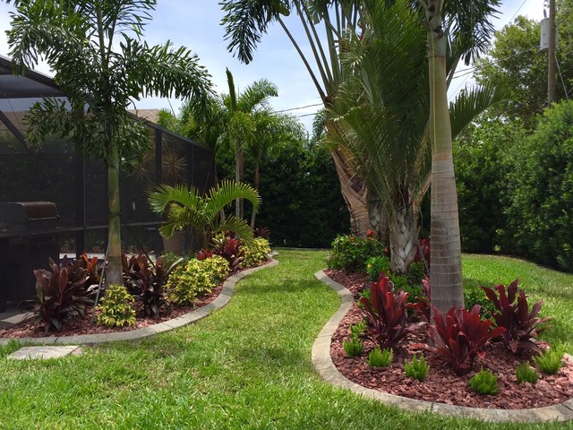 Frank & Karins Before and after Pictures - Tropical - Garden - Orlando ...