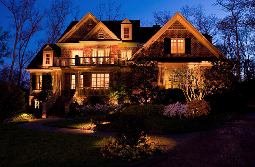 Franklin TN Laurel Brooke subdivision outdoor lighting Traditional