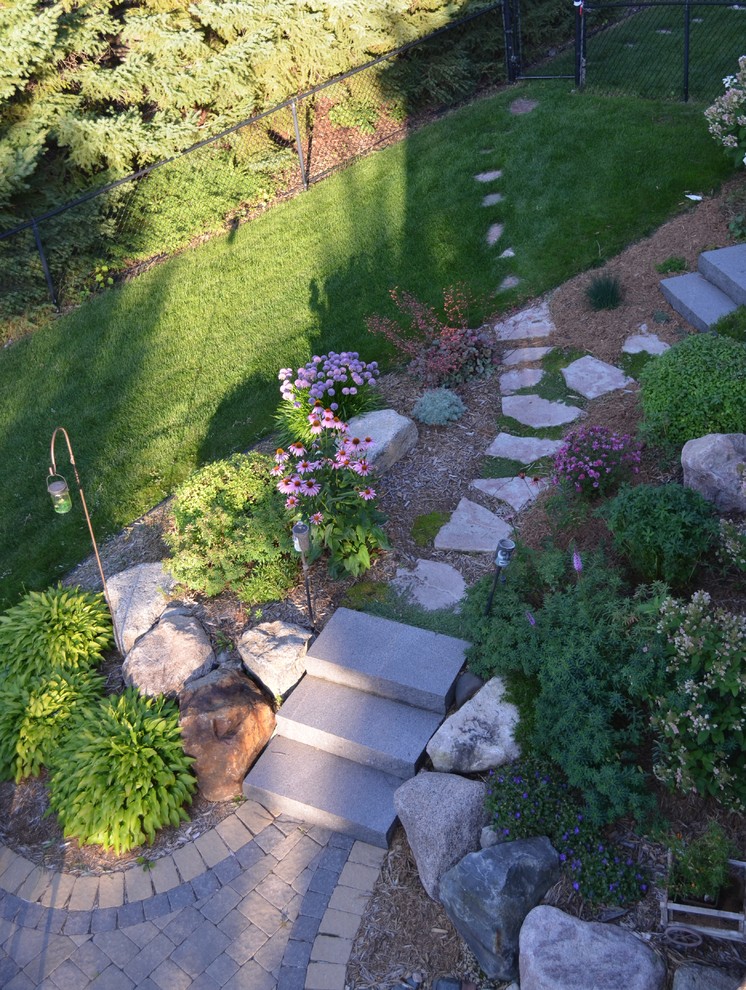 Front entries, sidewalks, paths and steps Landscape Minneapolis