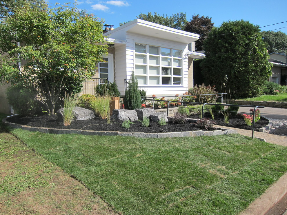 Front Yard 6 Modern Landscape Ottawa by Green Roots Landscaping