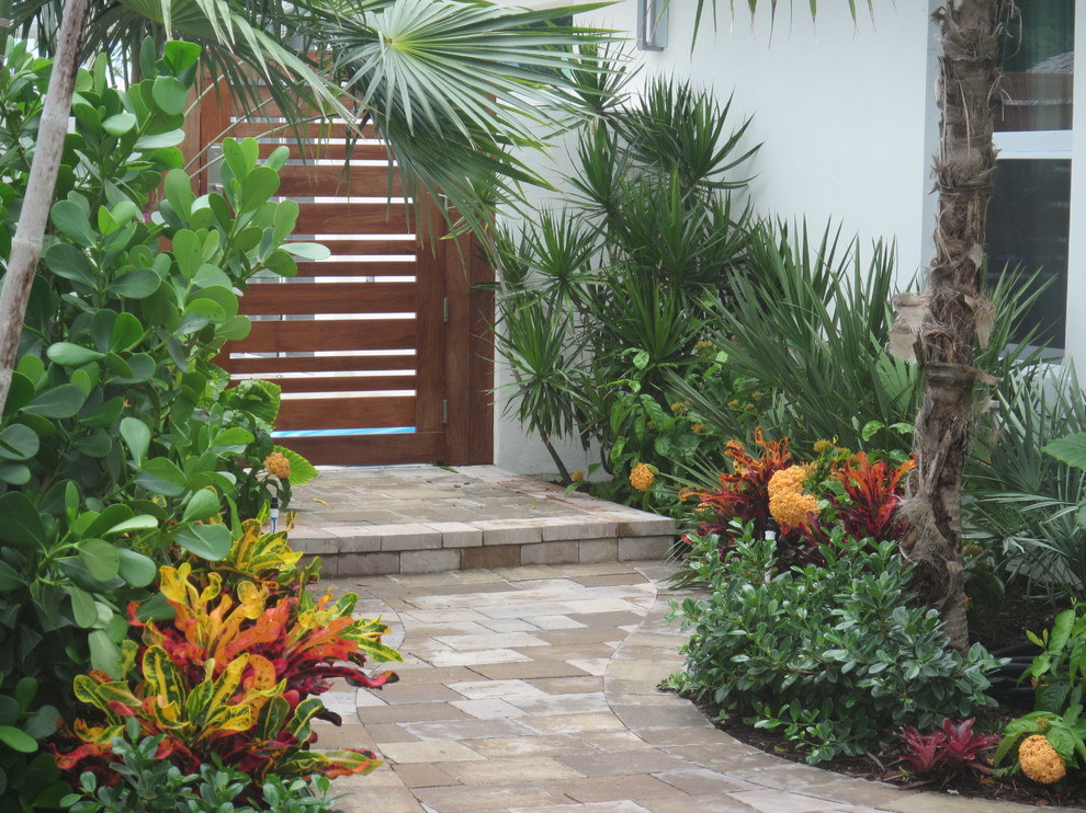 Inspiration for a world-inspired garden in Miami.