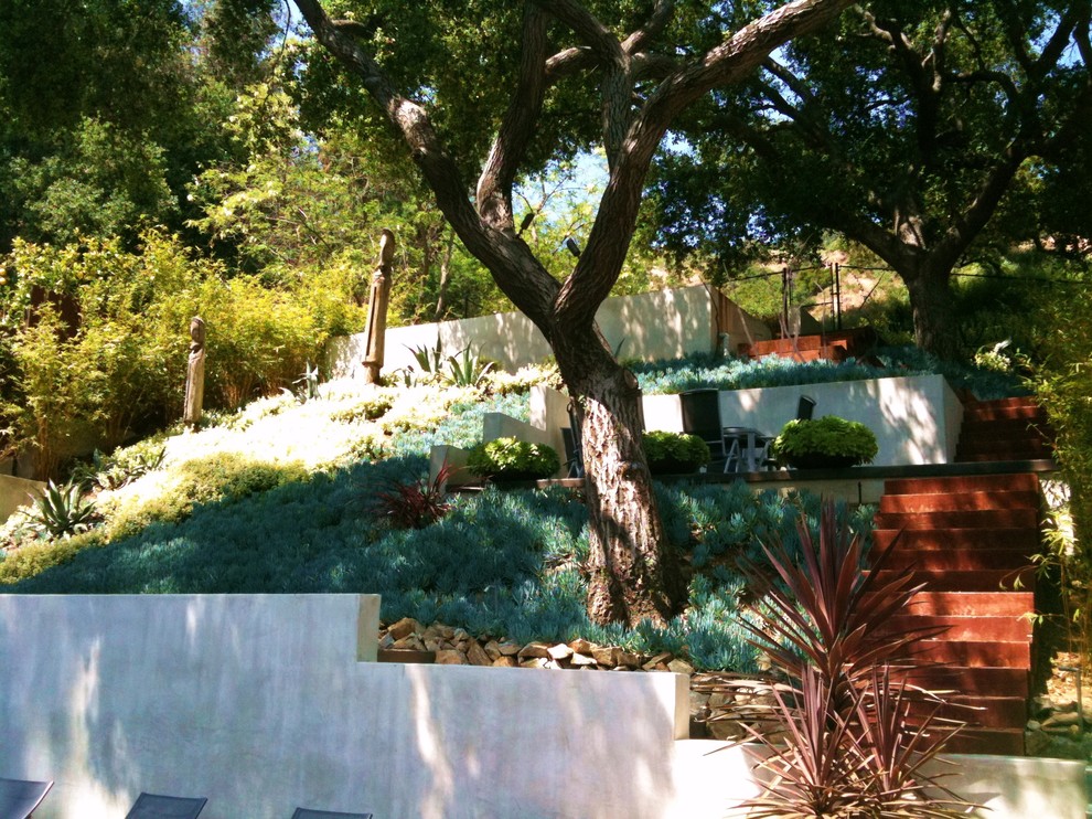 Front Yard Landscapes Garden Los Angeles by GreenArt Landscape