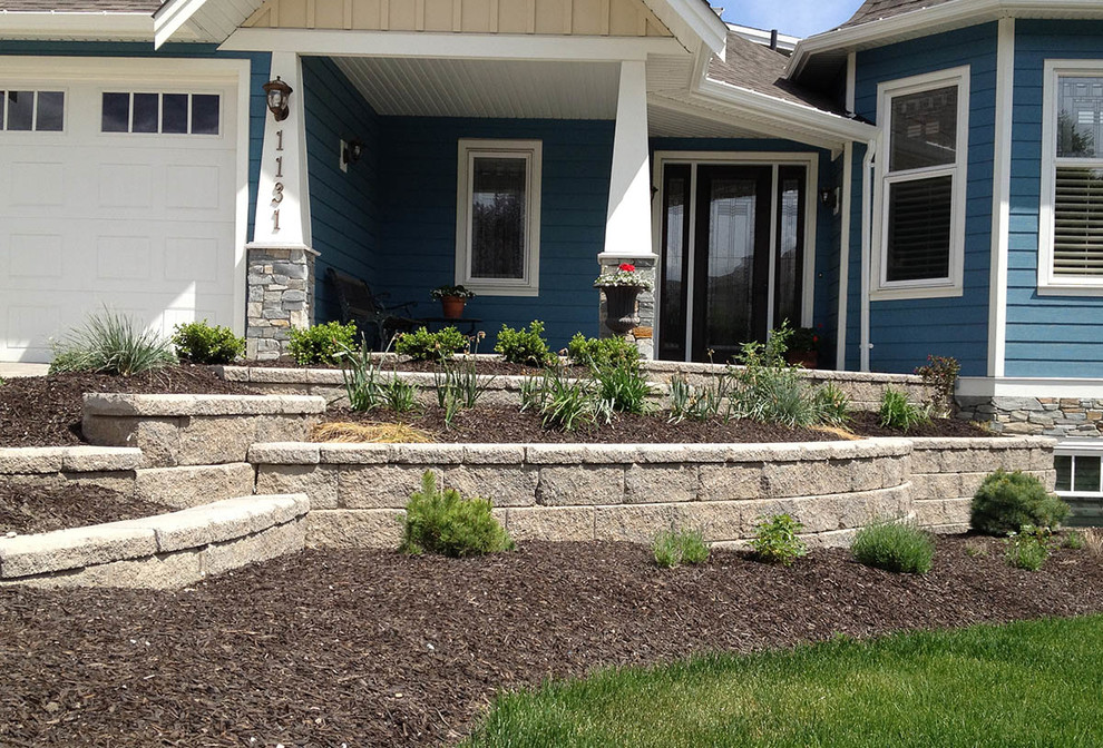 Front Yard Landscaping Ideas Contemporary Landscape Minneapolis By Allan Block Retaining Wall And Patio Wall Systems Houzz