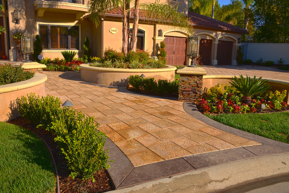 Front Yard Landscaping Landscape Los Angeles by Swink's Creations