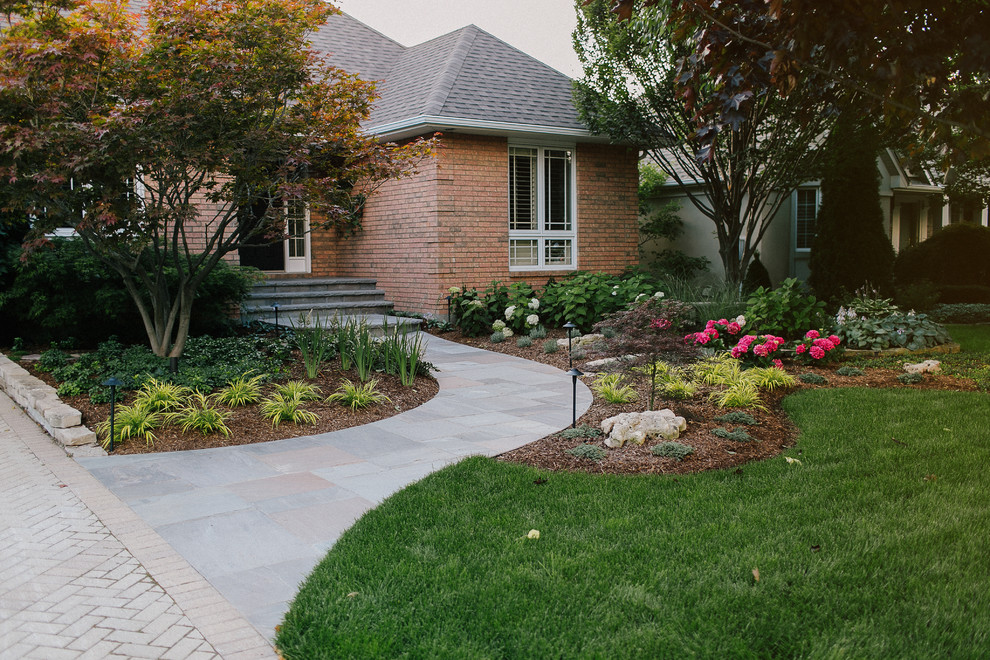 Front Yard Overview - Traditional - Landscape - Toronto - by LandArt ...