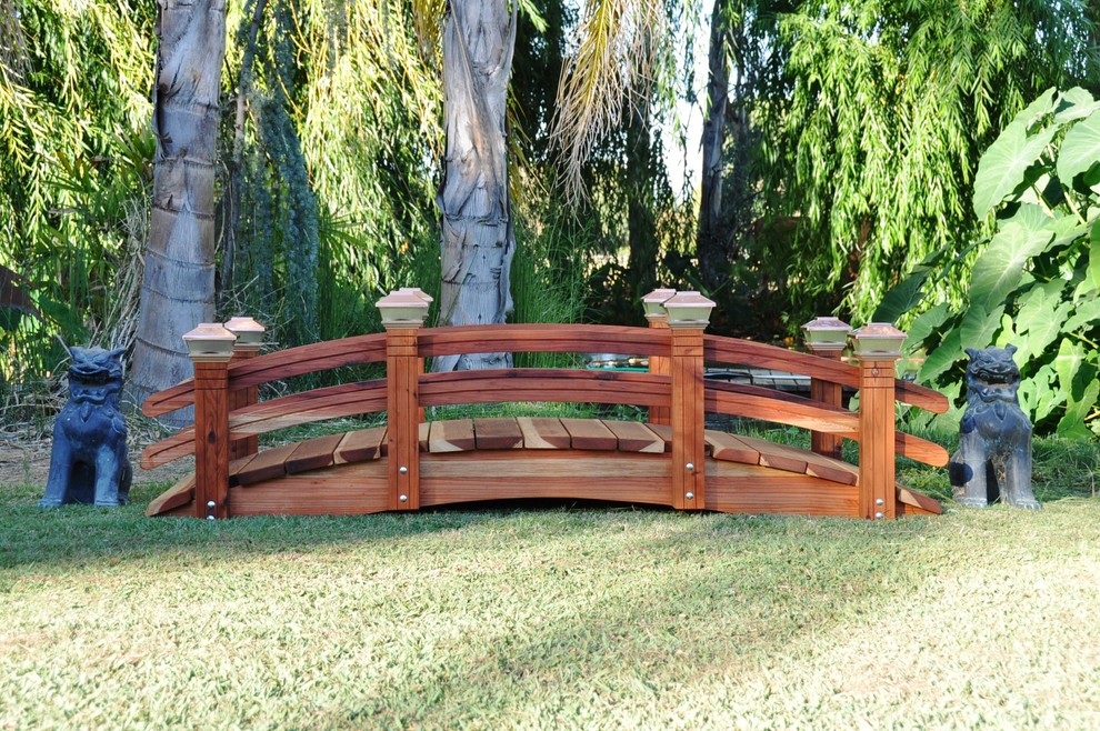 Garden Bridge Contemporary Landscape Portland by Redwood Garden Bridges Houzz