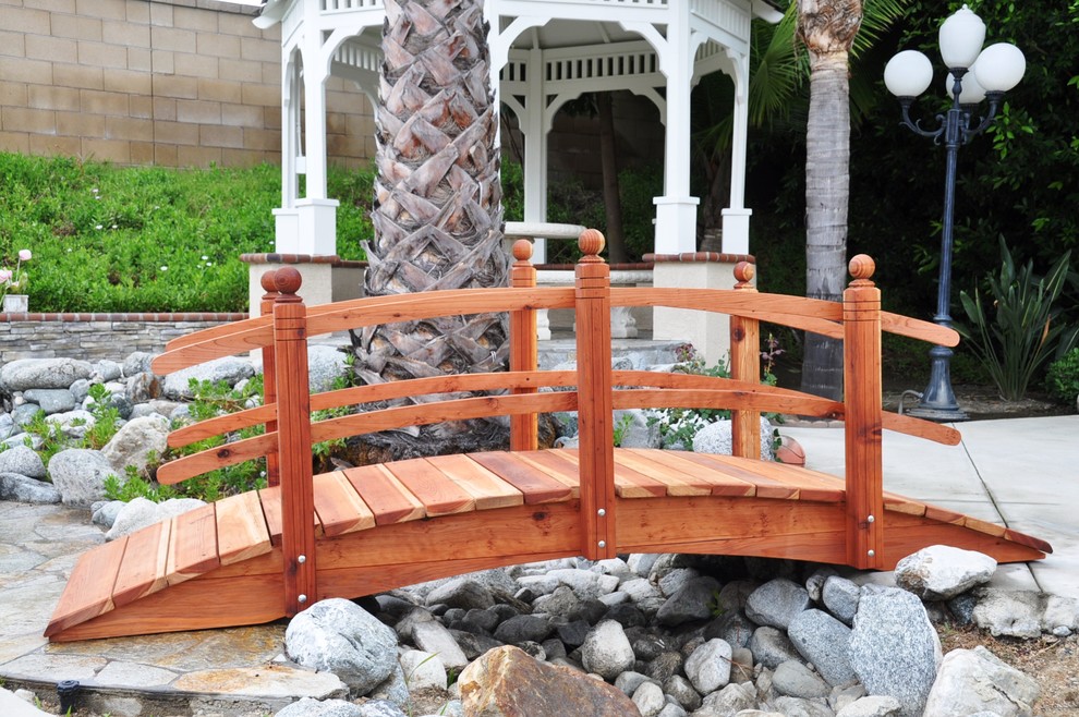 Garden Bridge Traditional Landscape Ottawa By Redwood Bridges Houzz Garden Bridge Traditional Landscape, Redwood Garden Bridges