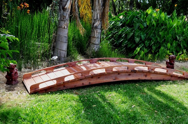 Garden Bridge Traditional Sacramento By Redwood Bridges Houzz Uk Redwood Garden Bridges Houzz, Redwood Garden Bridges