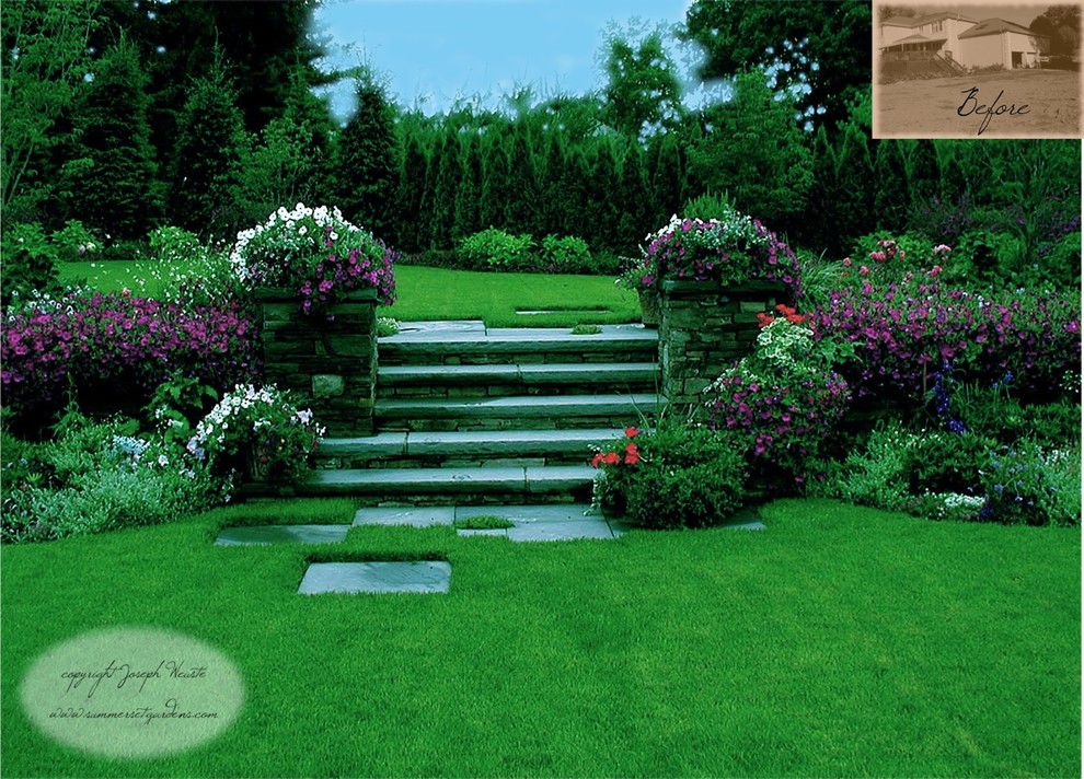 Design ideas for a traditional landscaping in Newark.