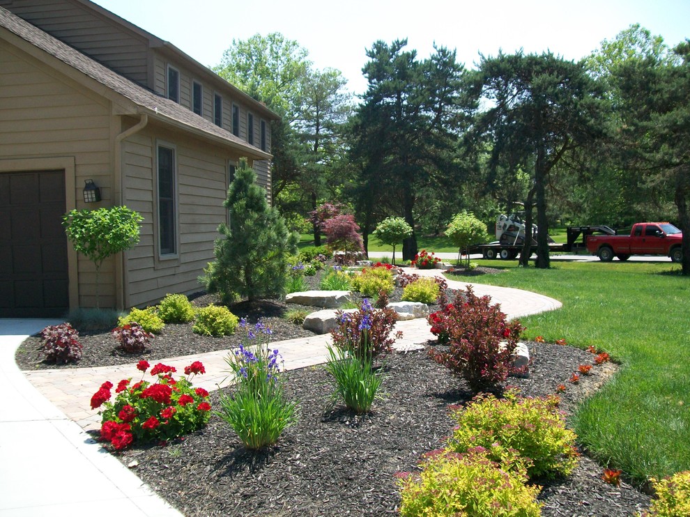 This is an example of a rustic garden in Columbus.