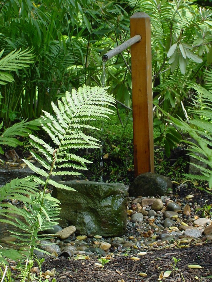 Design ideas for a tropical landscaping in Philadelphia.