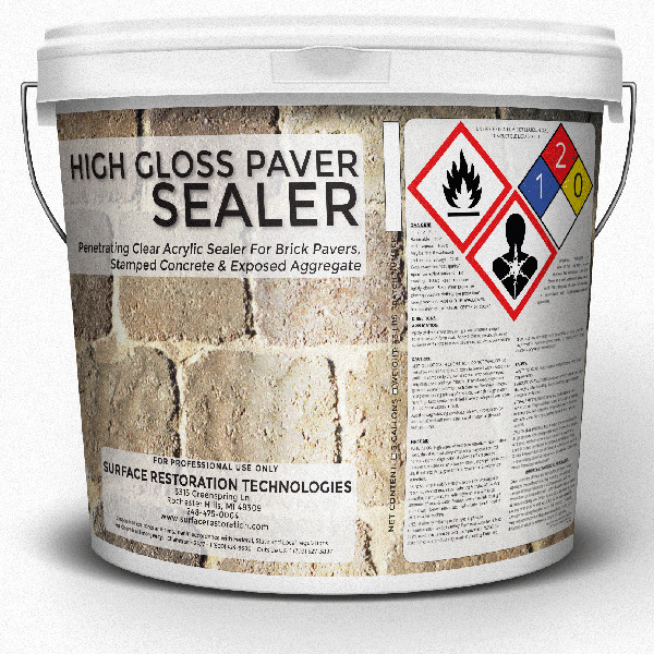 Glossy Paver Sealer High Gloss Paver Sealer Wet Look Paver Sealer