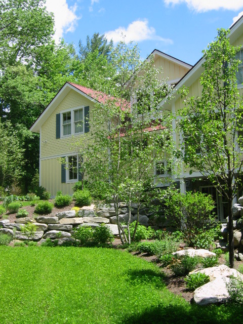This is an example of a classic garden in Portland Maine.