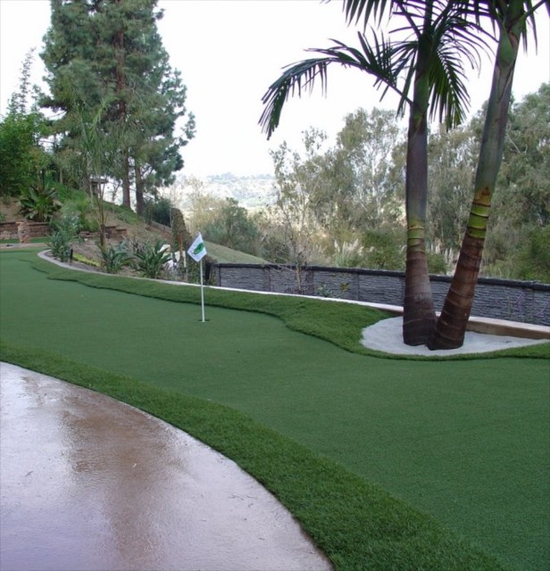 Golf And Putting Greens With Artificial Grass Classique Jardin Los Angeles Par Synlawn 