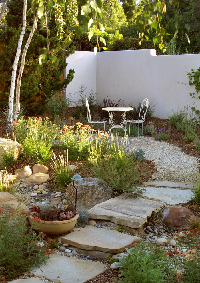 Inspiration for a mediterranean landscaping in Santa Barbara.