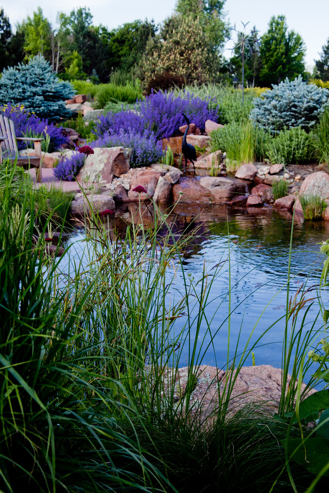 Inspiration for a traditional landscaping in Denver.