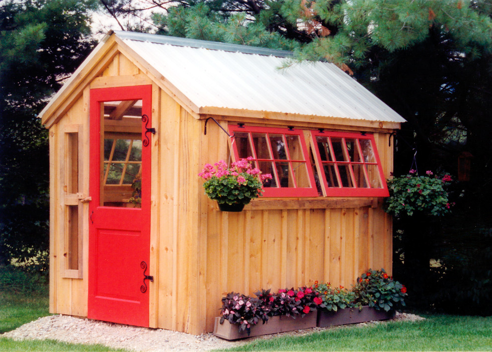 Источник вдохновения для домашнего уюта: маленький участок и сад в стиле шебби-шик для на участке и в саду
