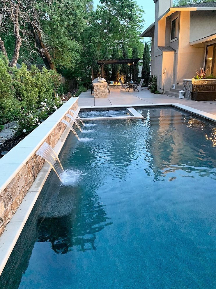 Gregg Lane, Walnut Creek, CA. Craftsman Pool San Francisco by