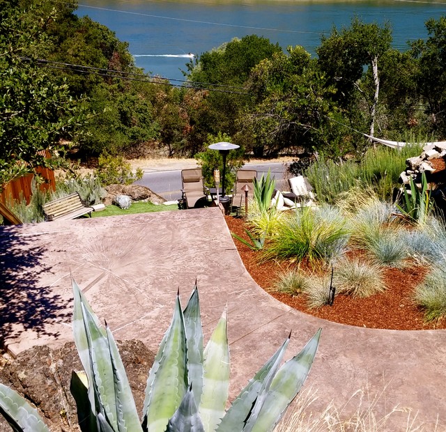 Halfacre transformation Contemporary Garden San Diego by