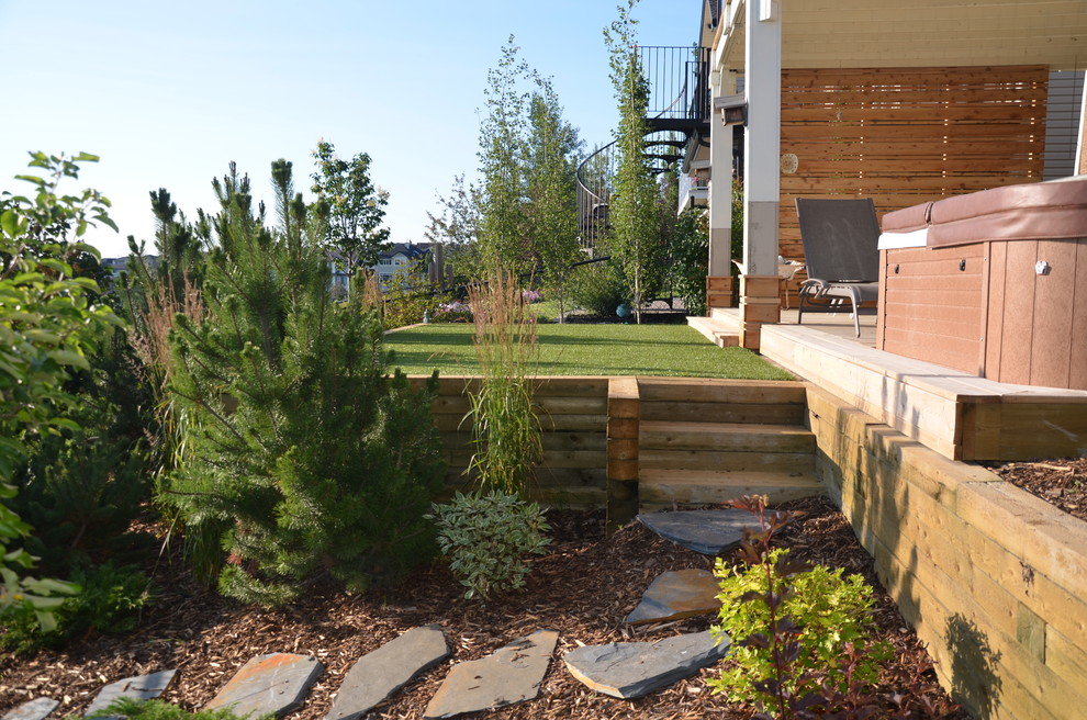 Hanson Ranch Modern Landscape Calgary by Prairie Outpost Garden
