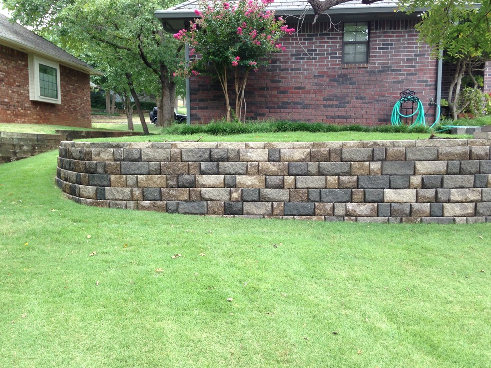 Hardscapes and Retaining Walls Modern Landscape Oklahoma City