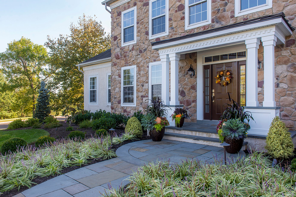 Hayfield Covered Patio & Pool Traditional Garden Philadelphia by Gasper Landscape Design