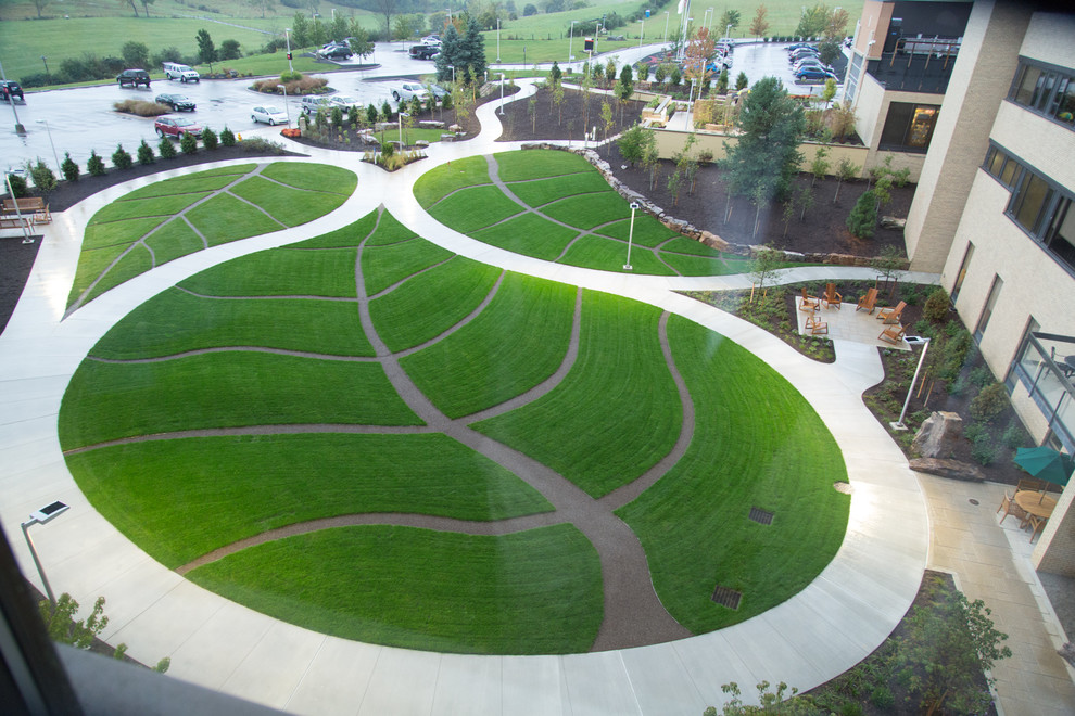 Guérison de l'architecture paysagère des jardins