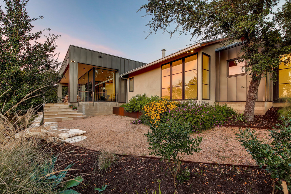 Hill Country Rustic Elegance Phase II Modern Landscape Austin