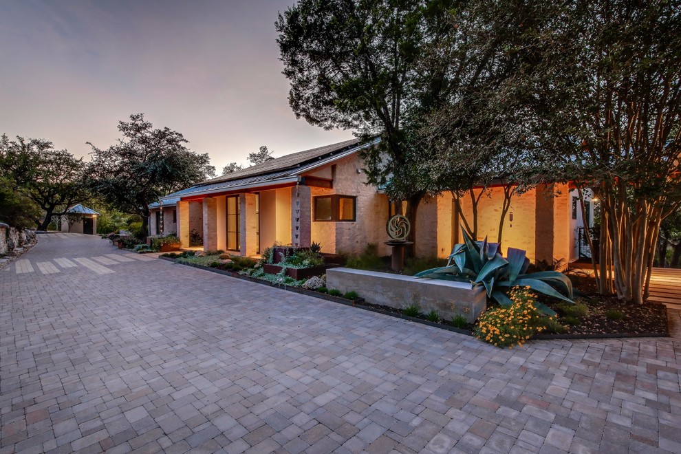 Hill Country Rustic Elegance Phase II Modern Landscape Austin