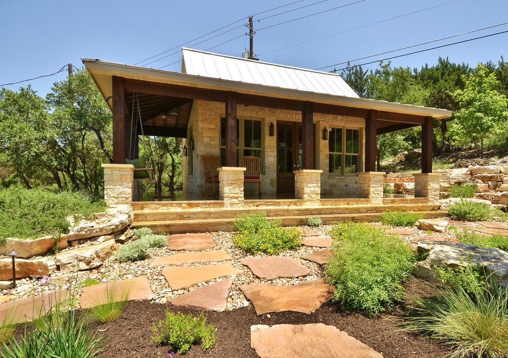 Hill Country Rustic Elegance, Rustic Country Landscape Ideas