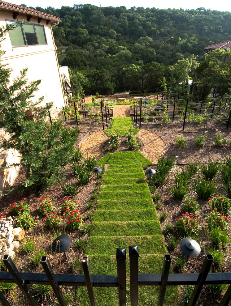Mediterraner Garten in Austin