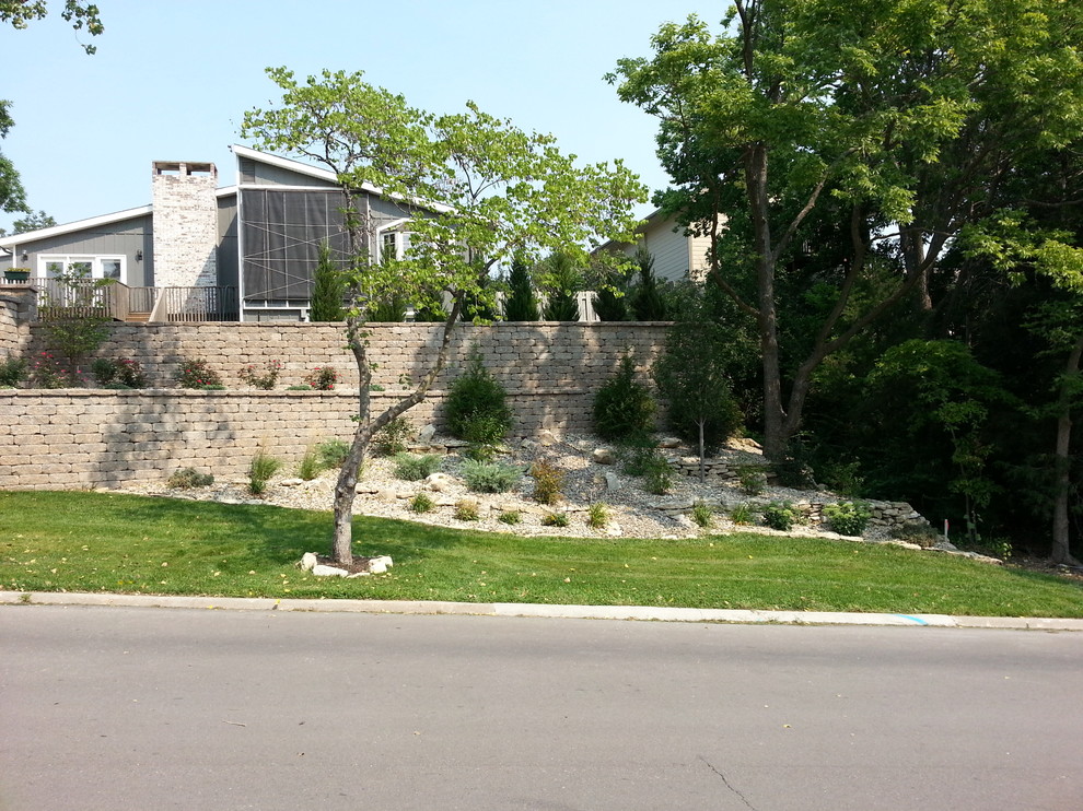 Hillside Renovation Contemporary Landscape Other by Rothwell