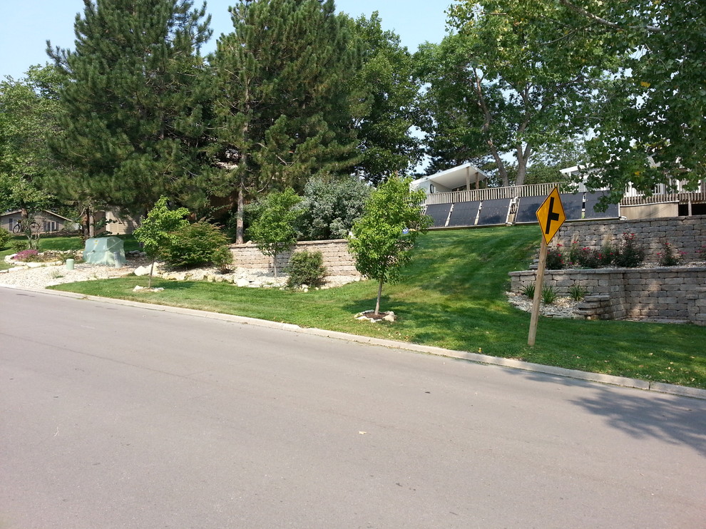 Hillside Renovation Contemporary Landscape Other by Rothwell