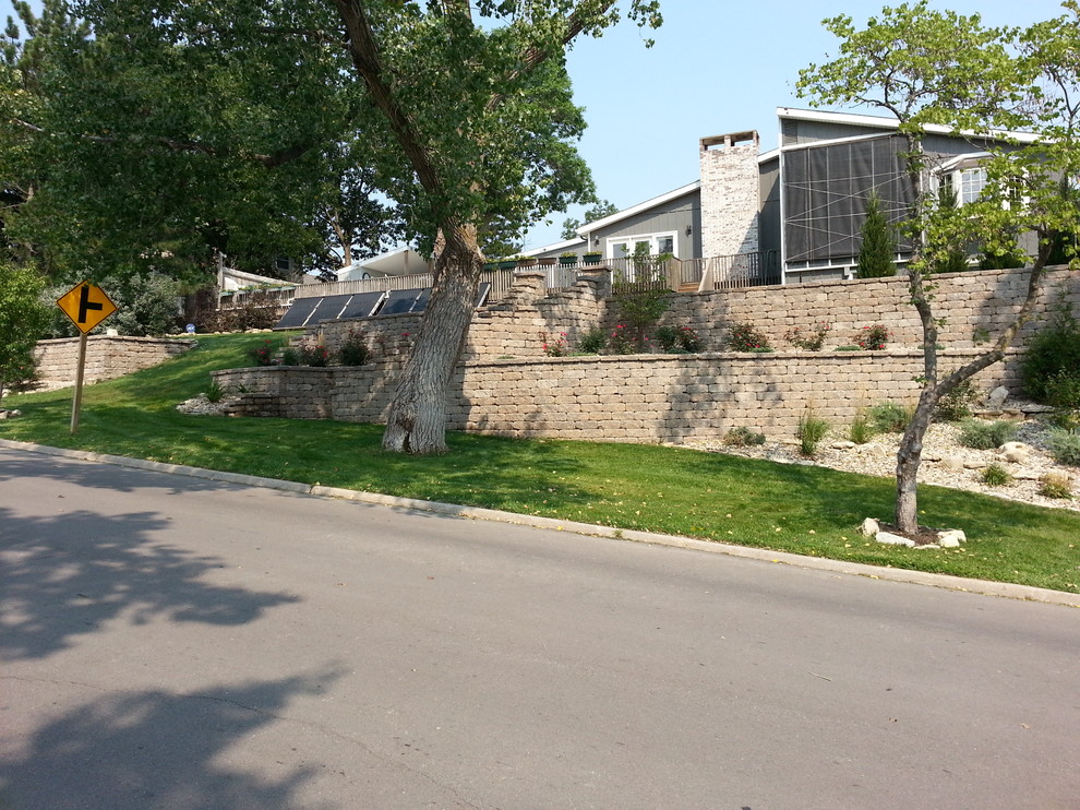 Hillside Renovation Contemporary Landscape Other by Rothwell