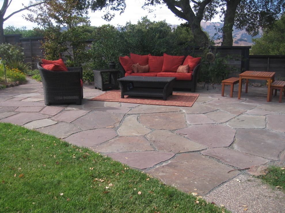 Hilltop patio Eclectic Landscape San Francisco by Gardens