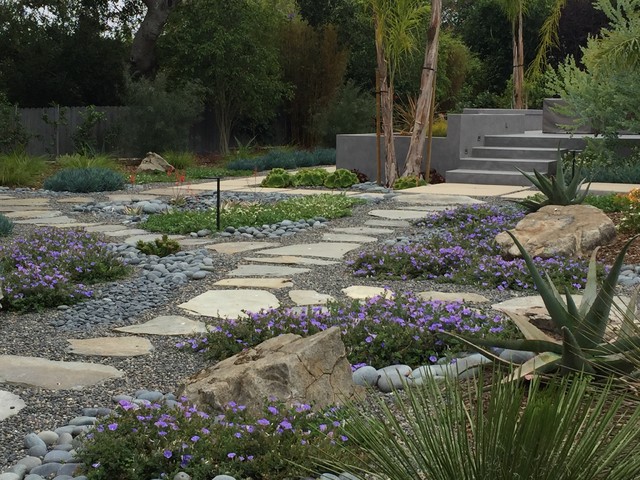 Hodges Lane Contemporary Garden Santa Barbara by Pat