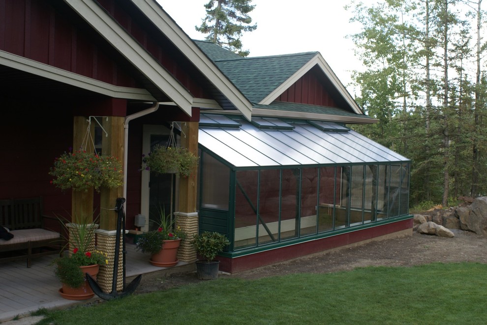 Home attached Greenhouses Contemporary Landscape Vancouver by