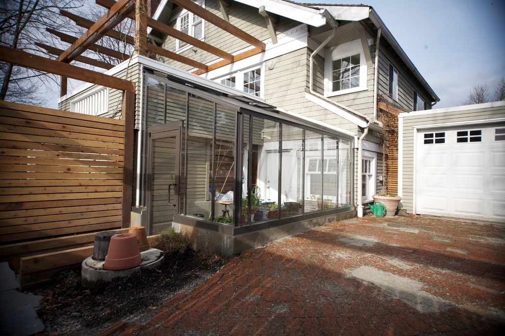 Home attached Greenhouses Contemporary Landscape Vancouver by