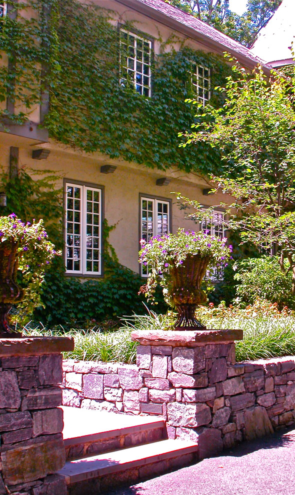 This is an example of a mediterranean garden in New York.