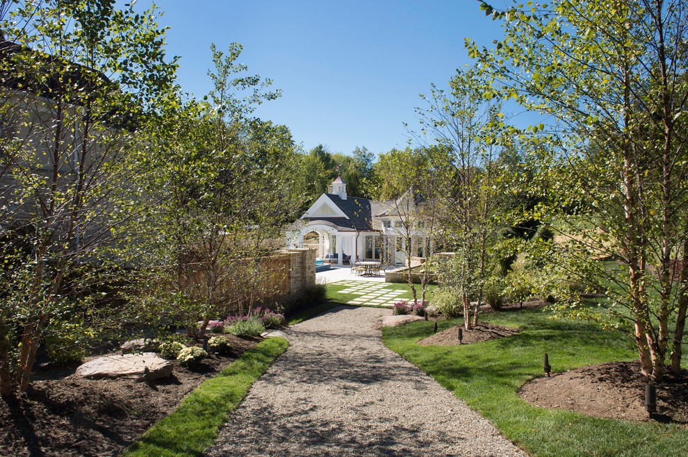 Design ideas for a transitional landscaping in Cleveland.